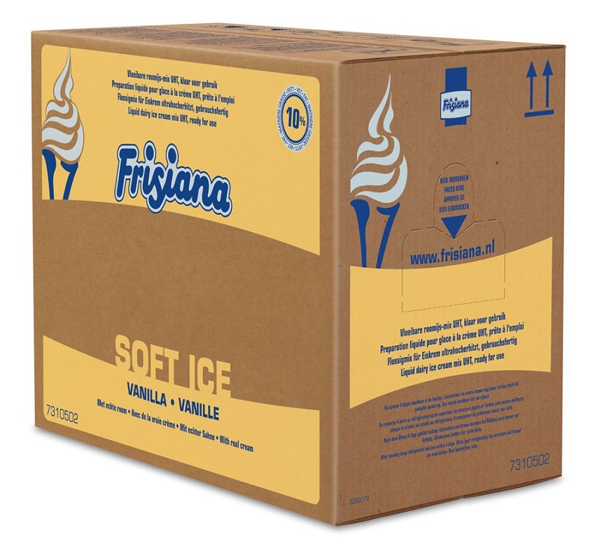 IJsmix Frisiana Roomijs 10% BIB 10L IJsmix Frisiana Roomijs 10% BIB 10L