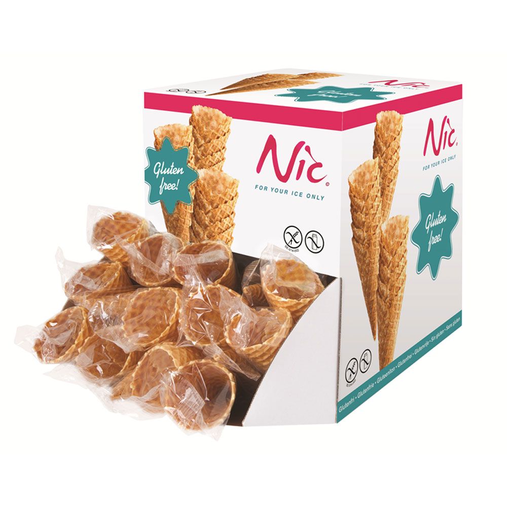 Oubliehoorn Ø51x137mm Glutenvrij Oubliehoorn Ø51x137mm Glutenvrij