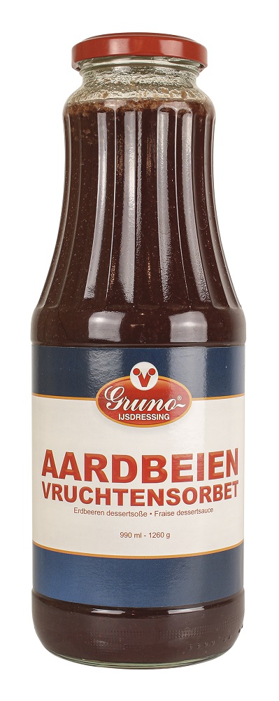 Sorbetsaus Aardbei 1L