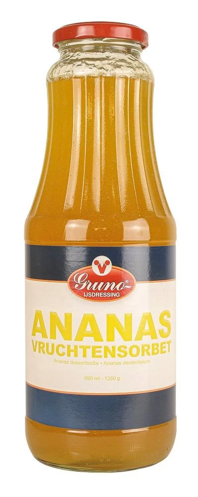 Sorbetsaus Ananas 1L