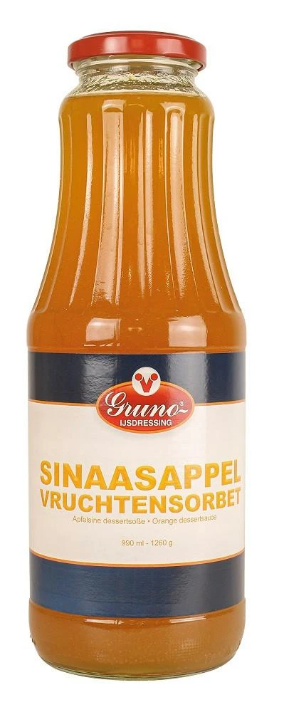Sorbetsaus Sinaasappel 1L
