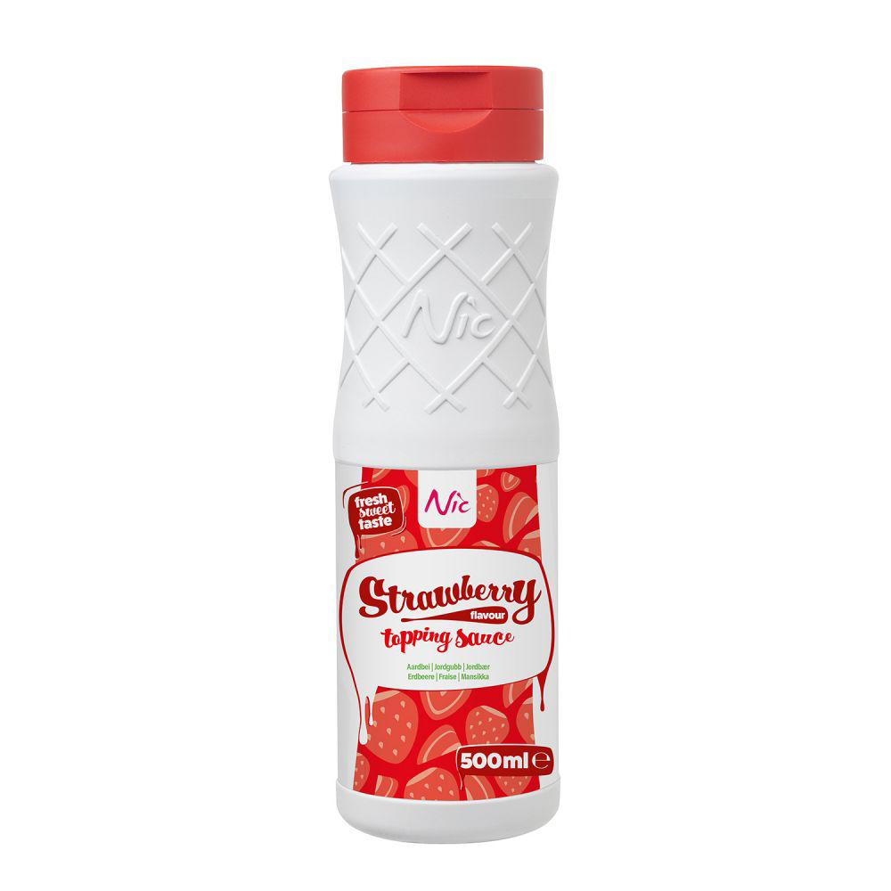 Topping NIC Aardbei 0,5L