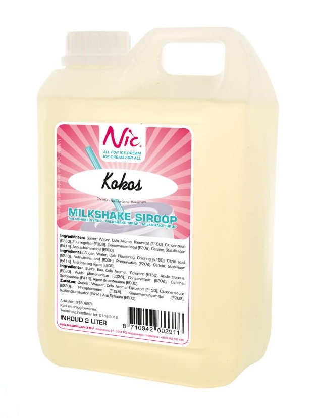 MS Siroop NIC Kokos 2L MS Siroop NIC Kokos 2L