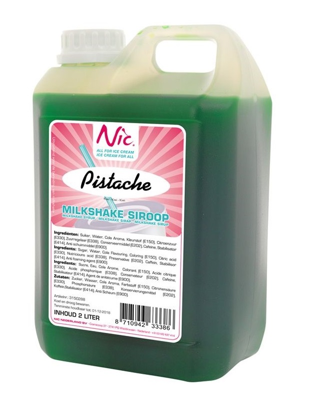 MS Siroop NIC Pistache 2L MS Siroop NIC Pistache 2L