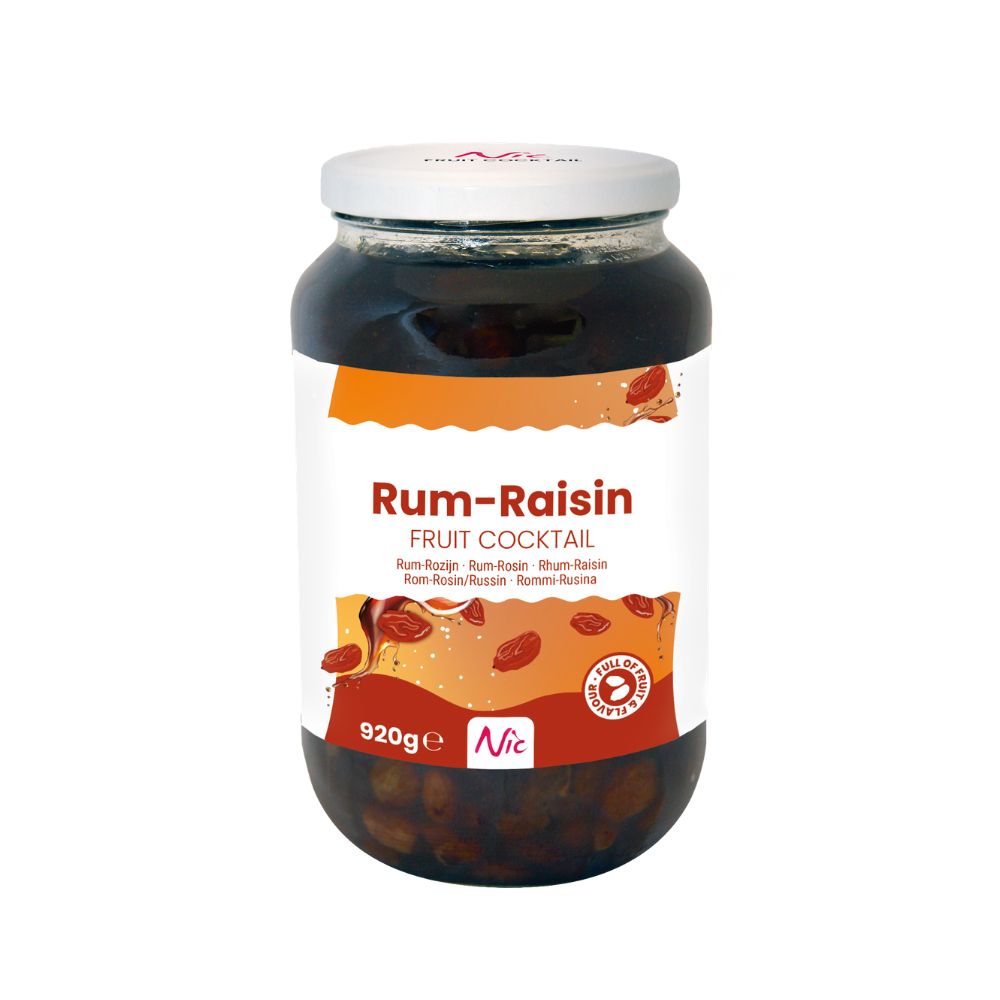 Fruit Cocktail NIC Rum Rozijnen 920gr