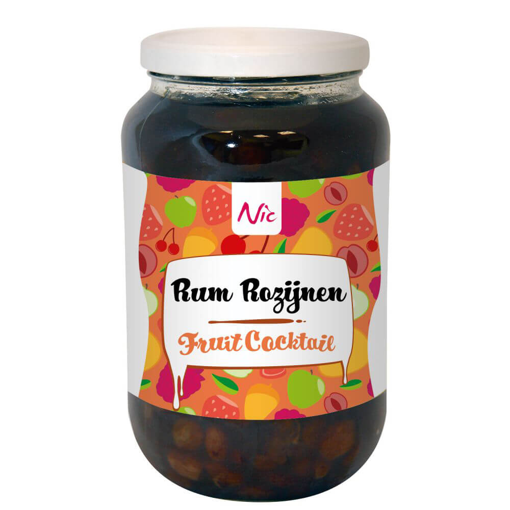 Fruit Cocktail NIC Rum Rozijnen 1kg