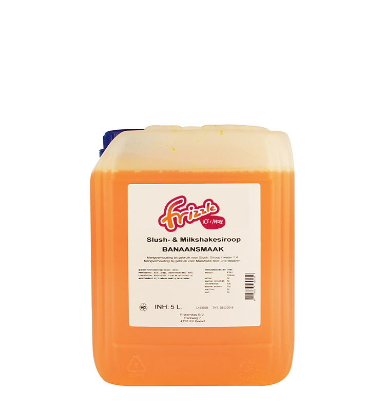 Slush-Shake Siroop Banaan 5L