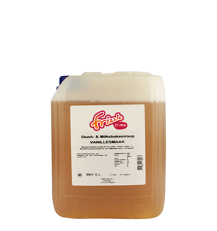 Slush-Shake Siroop Vanille 5L