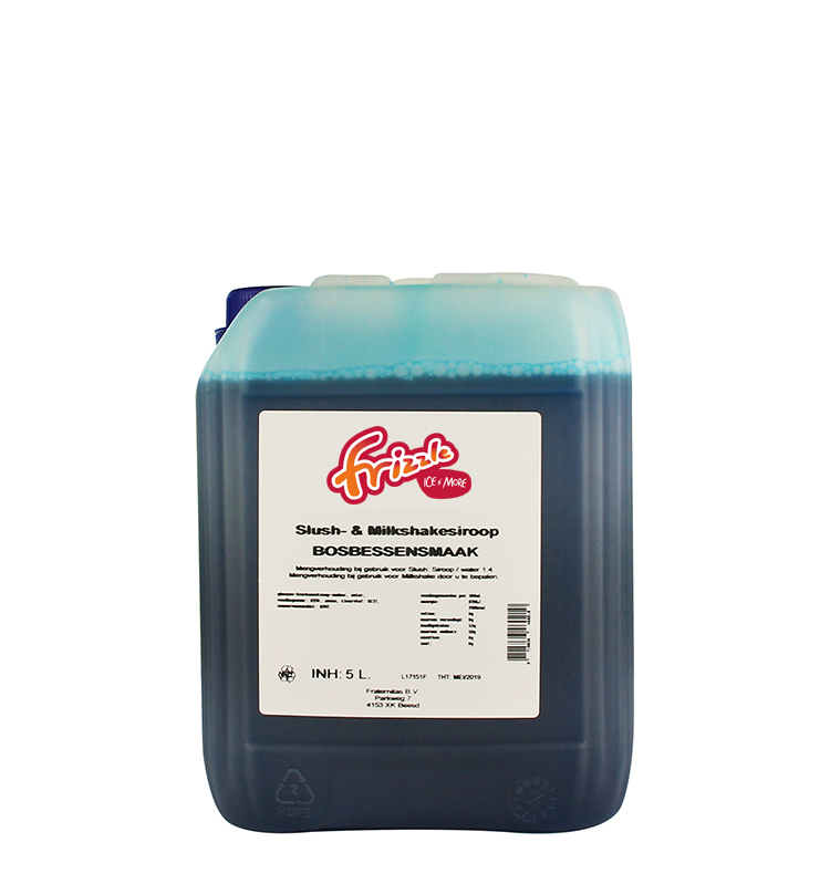 Slush-Shake Siroop Bosbes 5L Slush-Shake Siroop Bosbes 5L