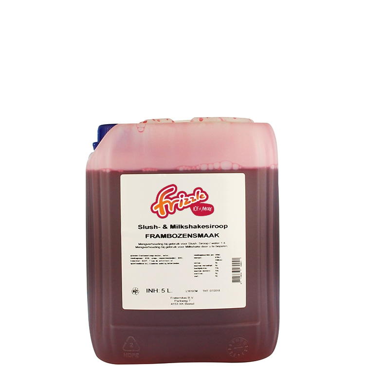 Slush-Shake Siroop Framboos 5L