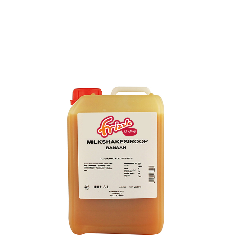 Milkshake Siroop Banaan 3L Milkshake Siroop Banaan 3L