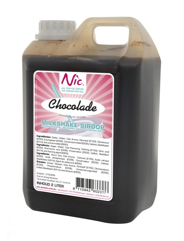 MS Siroop NIC Chocolade 2L MS Siroop NIC Chocolade 2L
