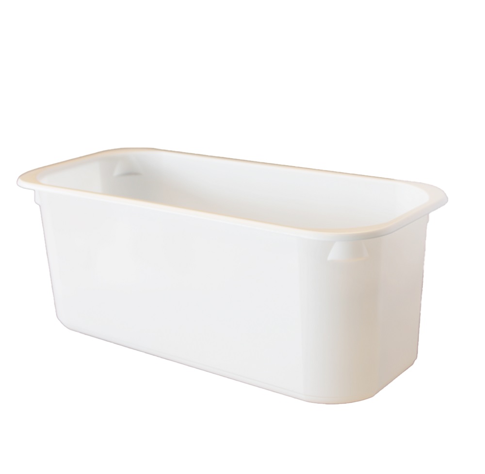 Vitrinebak 5 Liter Wit 60st