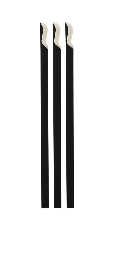 Lepelrietje Pap Bio Ø8mm 20cm Zwart Lepelrietje Pap Bio Ø8mm 20cm Zwart