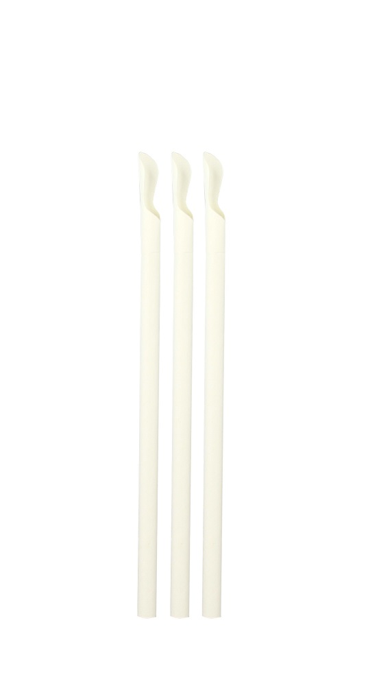 Lepelrietje Pap Bio Ø8mm 20cm Wit
