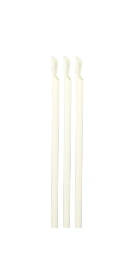 Lepelrietje Pap Bio Ø8mm 20cm Wit