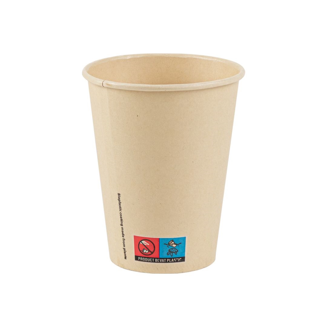 Milkshakebeker Bamboe PLA 300cc Bio