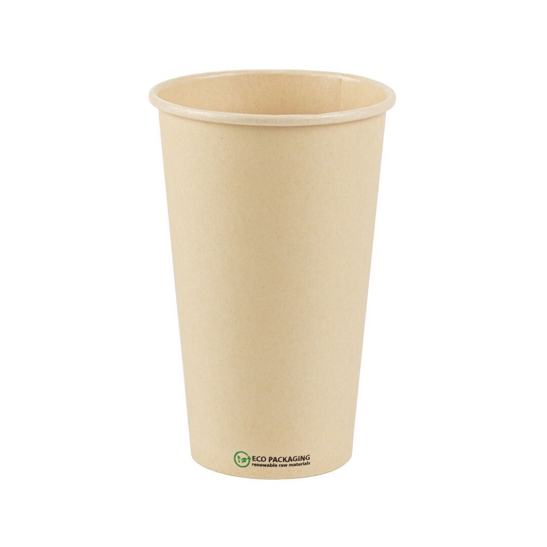 Milkshakebeker Bamboe PLA 500cc Bio Milkshakebeker Bamboe PLA 500cc Bio