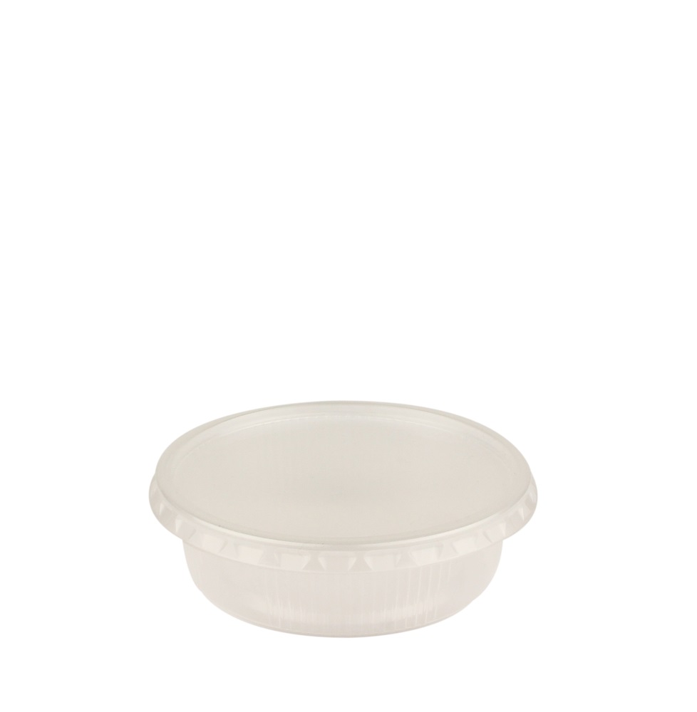 Plastic Bakje 125cc PP Rond Trp Plastic Bakje 125cc PP Rond Trp