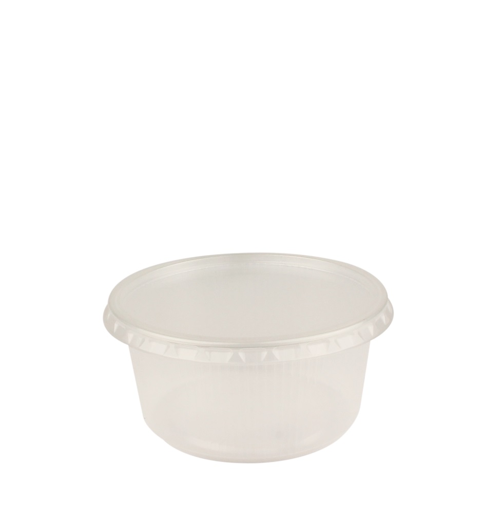 Plastic Bakje 250cc PP Rond Trp Plastic Bakje 250cc PP Rond Trp