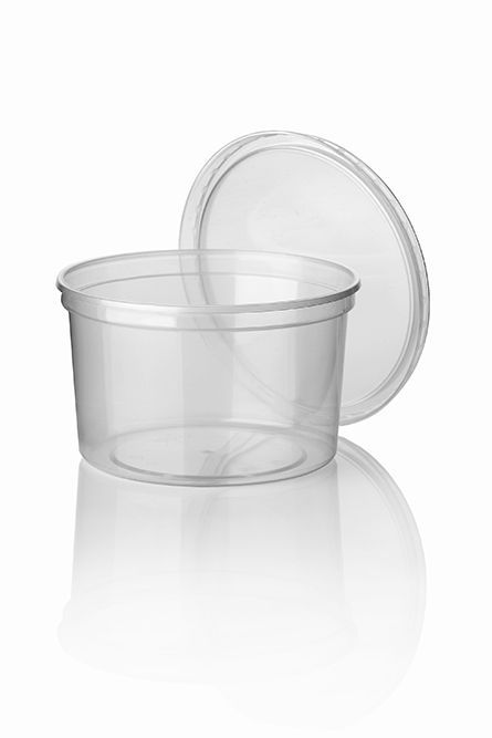 Plastic Bakje 500cc SPG Rond Trp Plastic Bakje 500cc SPG Rond Trp