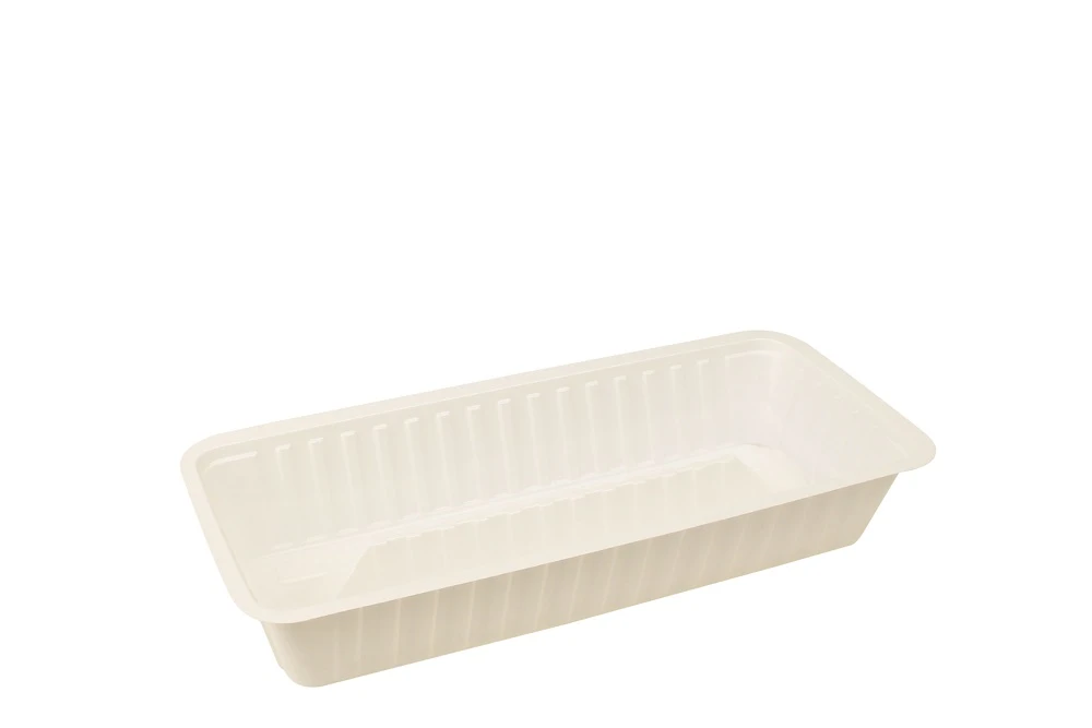 Plastic Bakje A16 Dubbel Wit 1000st
