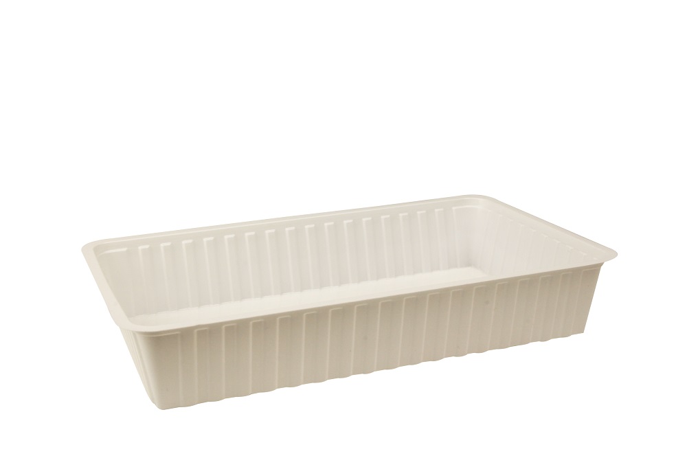 Plastic Bakje A21 Wit 500st Plastic Bakje A21 Wit 500st