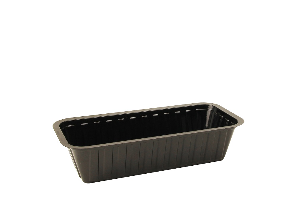 Plastic Bakje A5 Zwart 2000st