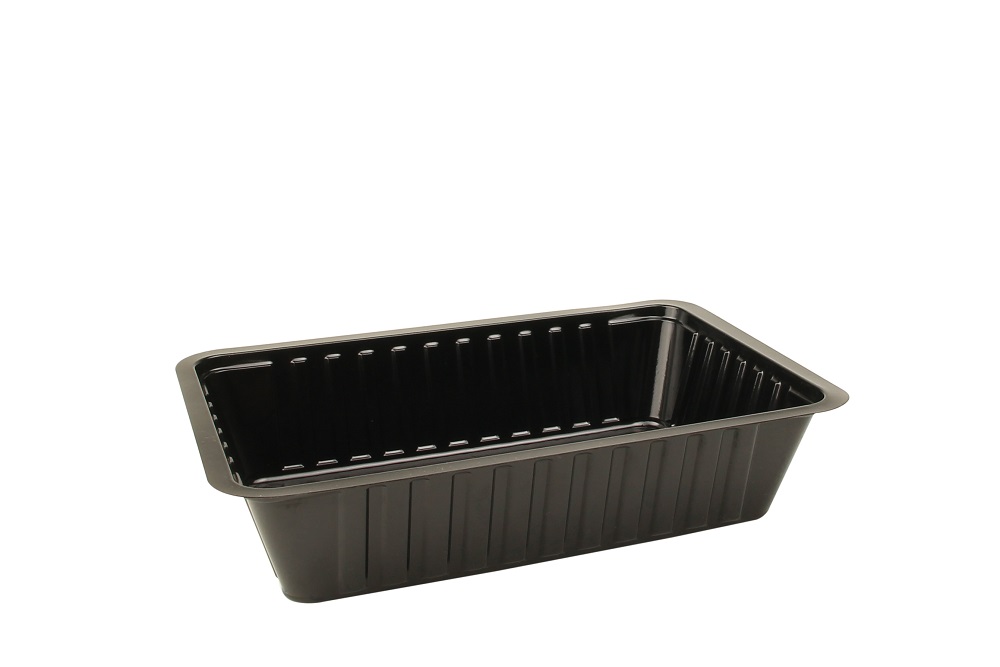 Plastic Bakje A13 Zwart 1000st Plastic Bakje A13 Zwart 1000st