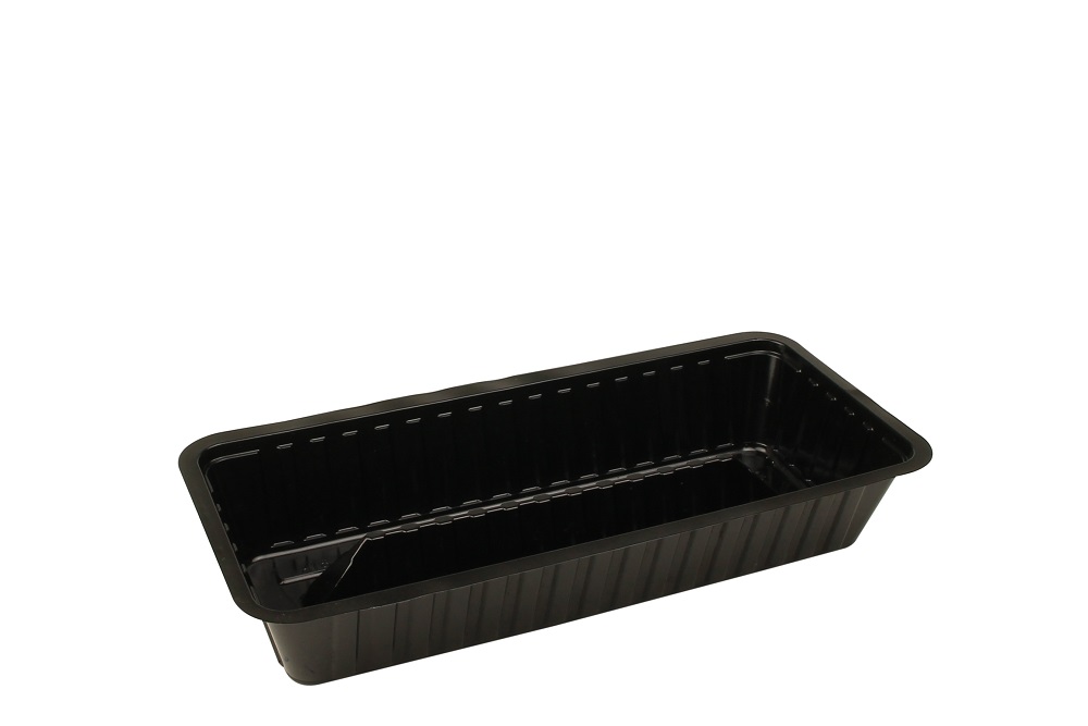 Plastic Bakje A16-DUB Zwart 1000st