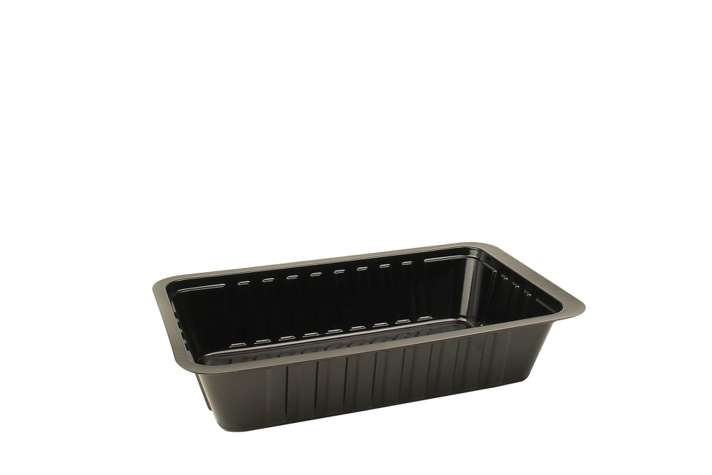 Plastic Bakje A9 Laag Zwart 2000st