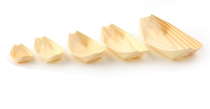 Bootje Hout Amuse 7x4cm Bootje Hout Amuse 7x4cm