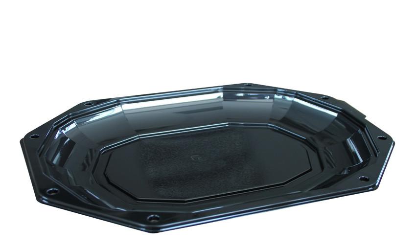 CS Schaal 1-Vaks 430x280x32mm Zwart CS Schaal 1-Vaks 430x280x32mm Zwart