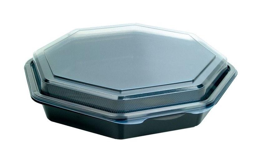 Octaviewbox met Deksel 23x5cm Grijs