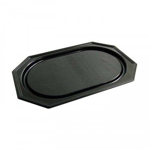 Schaal 8-Hoek Zwart Rpet 35cm Schaal 8-Hoek Zwart Rpet 35cm