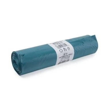 Afvalzak LDPE 65x125cm 55my Blauw