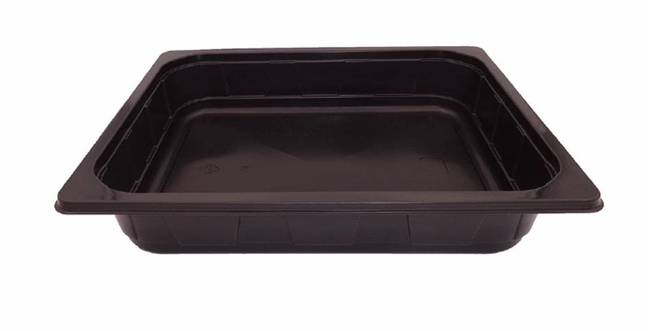PP Tray 1/2 GN 325x265x60mm Zwart PP Tray 1/2 GN 325x265x60mm Zwart