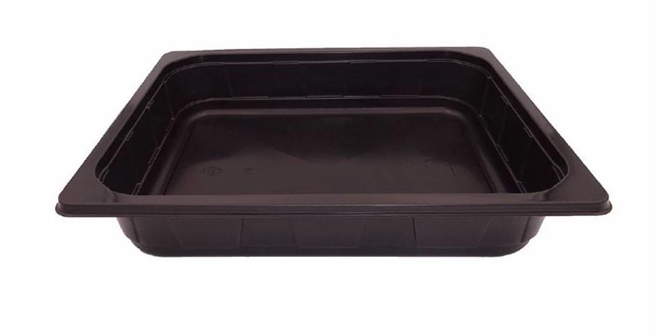PP Tray 1/2 GN 325x265x60mm Zwart