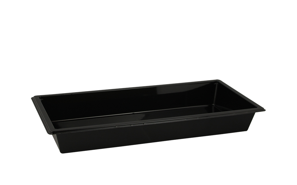 Tapasschaal RPET 1-Vaks 700cc Zwart