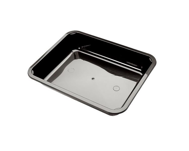 Menubak 1vaks PP 227x177x42mm Zwart