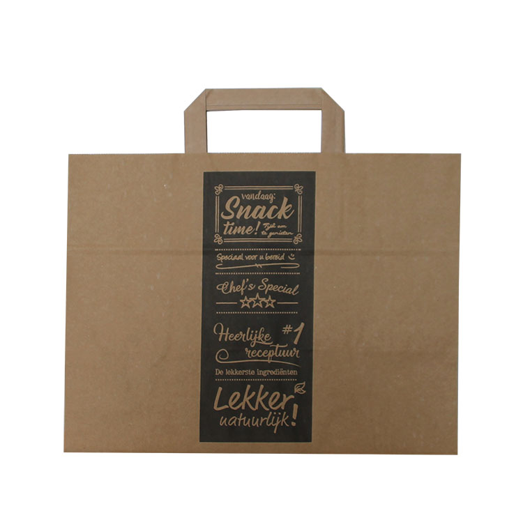 Draagtas Papier Natuurlijk Gr 300st