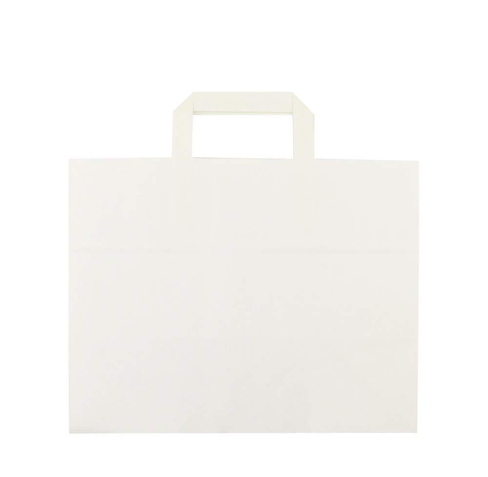 Draagtas Papier Wit Groot 300st