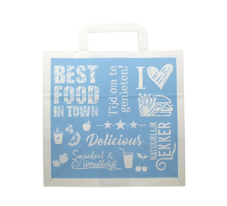 Draagtas Papier Retro Middel 400st Draagtas Papier Retro Middel 400st
