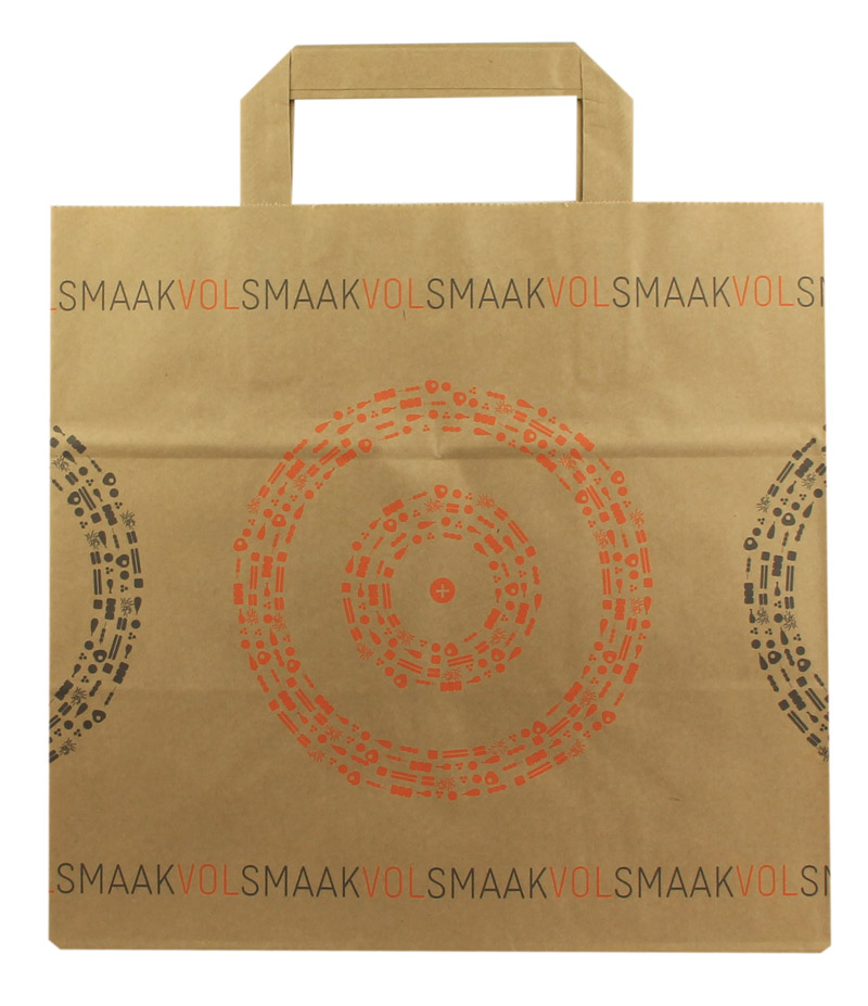 Draagtas Pap. VolSmaak Middel 400st Draagtas Pap. VolSmaak Middel 400st