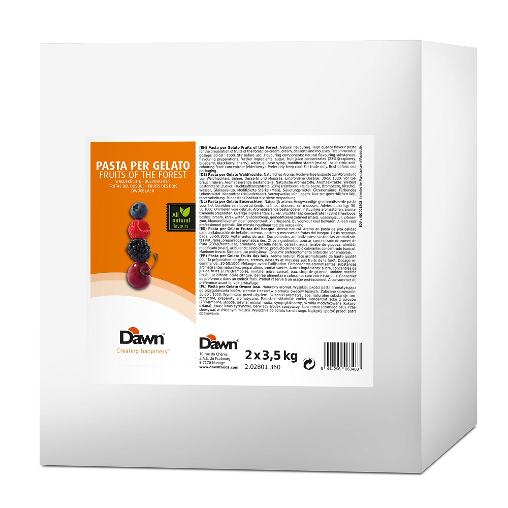 Pasta Per Gelato Bosvruchten 3,5kg