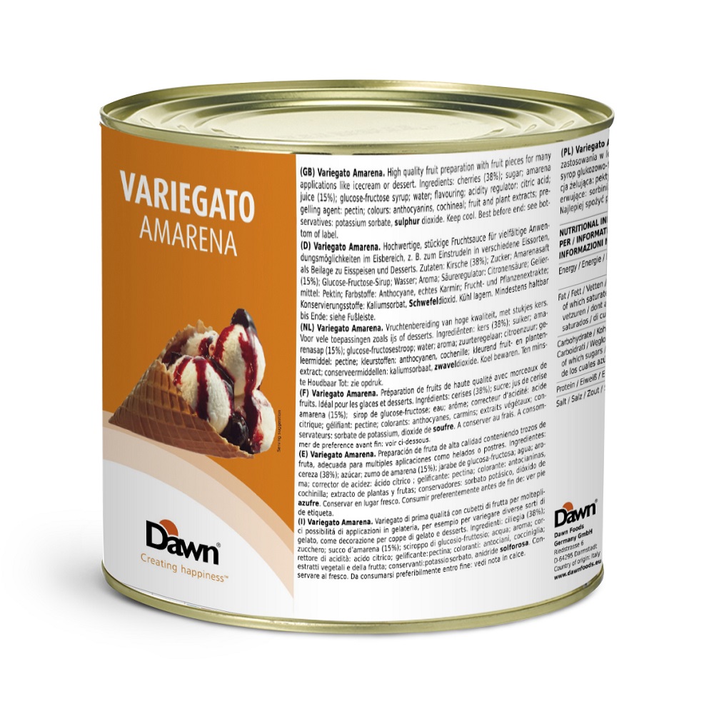 Dawn Amarena Variegato 5kg Dawn Amarena Variegato 5kg