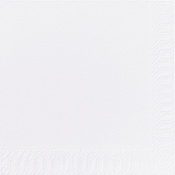 Servet 33x33cm 1-Laags Wit 4vw
