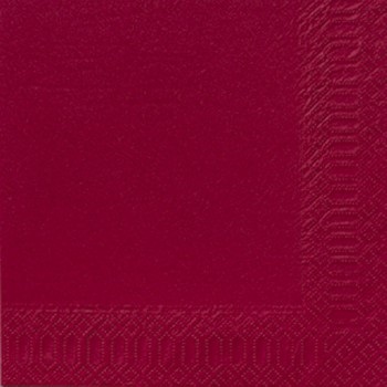 Servet 33x33cm 2-Laags Bordeaux 4vw Servet 33x33cm 2-Laags Bordeaux 4vw