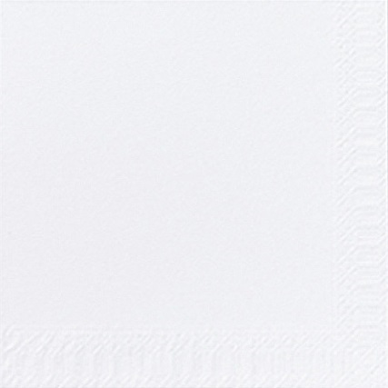 Servet 33x33cm 2-Laags Wit 4vw Servet 33x33cm 2-Laags Wit 4vw