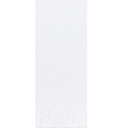 Servet 40x40cm 2-Laags Wit 8vw